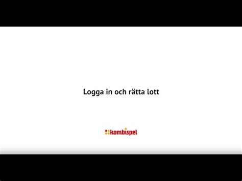 kombilotteriet mina sidor.